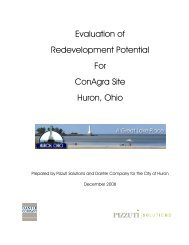 Evaluation of Redevelopment Potential For ConAgra Site Huron, Ohio
