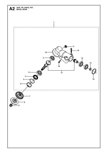 IPL, 343 R, 345 RX, 343 F, 343 FR, 345 FX, 345 FXT ... - Husqvarna