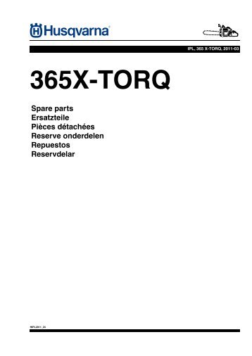 IPL, 365 X-TORQ, 2011-03, Chain Saw