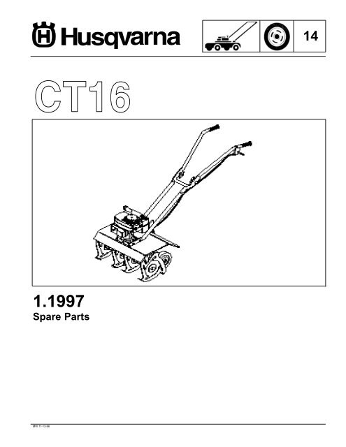 Husqvarna tiller parts diagram