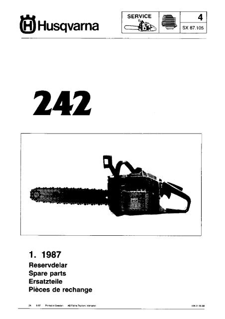 IPL, 242, 1987-06, Chain Saw - Husqvarna