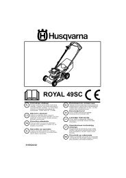 OM, Royal 53 S, Royal 53 SE, Royal 53 S Intek, 2003 ... - Husqvarna