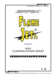 Gebrauchsanweisungen SAFEX FLAME JET