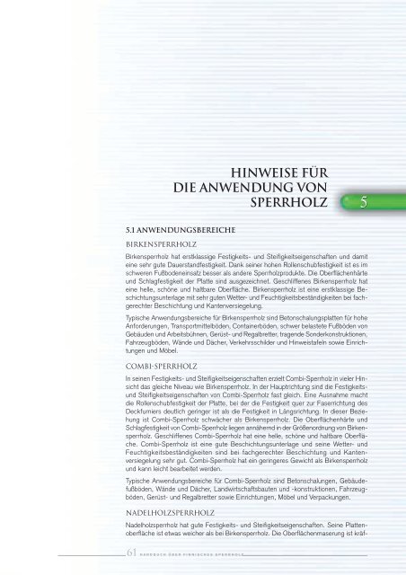 1 HANDBUCH ÜBER FINNISCHES SPERRHOLZ