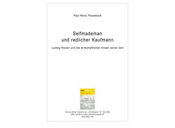 Selfmademan und redlicher Kaufmann - Husum-Stadtgeschichte