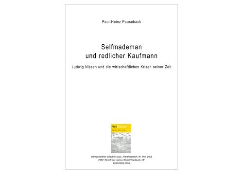 Selfmademan und redlicher Kaufmann - Husum-Stadtgeschichte