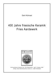 400 Jahre friesische Keramik Fries Aardewerk - Husum ...