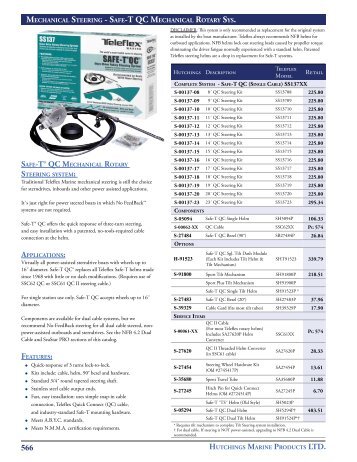 566-575 + Teleflex Catalog - Hutchings Marine Products