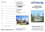 Faltblatt - Kloster Huysburg