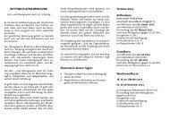 Information/Anmeldung, Kursangebot 2013 - Kloster Huysburg