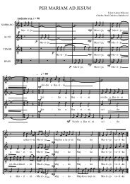 Per Mariam ad Jesum (SATB)