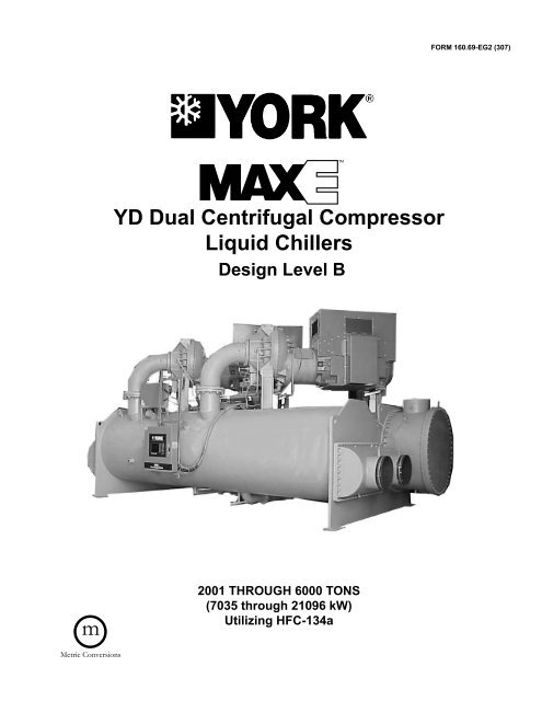 YD Dual Centrifugal Compressor Liquid Chillers - frigomotors