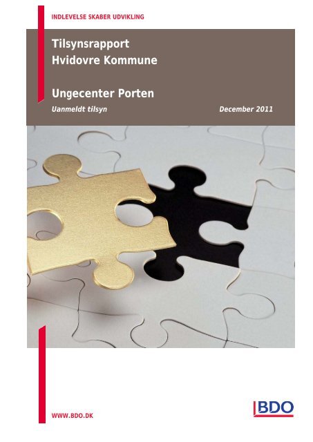 Endelig tilsynsrapport, Uanmeldt tilsyn 2011 Ungecenter Porten