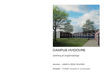 CAMPUS HVIDOVRE - Udvikling af Ungdomsboliger