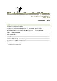 Ausgabe 5 - Handballverband Rheinland