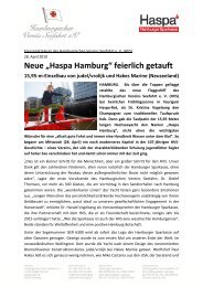 Haspa Hamburg - Hamburgischer Verein Seefahrt