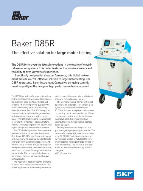 Baker D85R