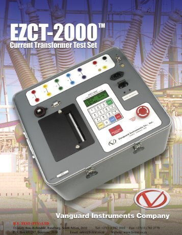 EZCT-2000 Brochure 01132006 - HVTEST South Africa