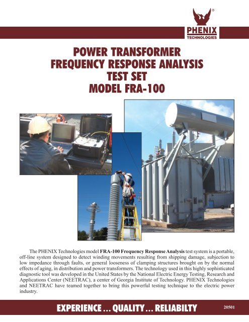 POWER TRANSFORMER FREQUENCY RESPONSE ... - afra nojan