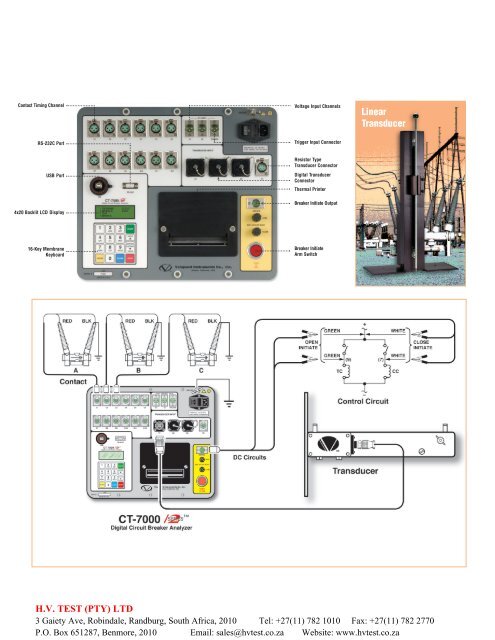 Vanguard CT 7000 - HVTEST South Africa