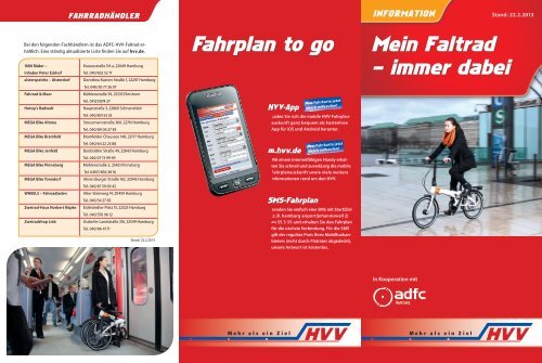 Flyer ADFC-HVV-Faltrad