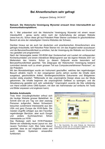 download PDF - Historische Vereinigung Wynental