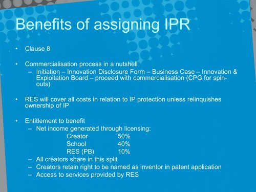 Intellectual Property at Heriot-Watt - Heriot-Watt University