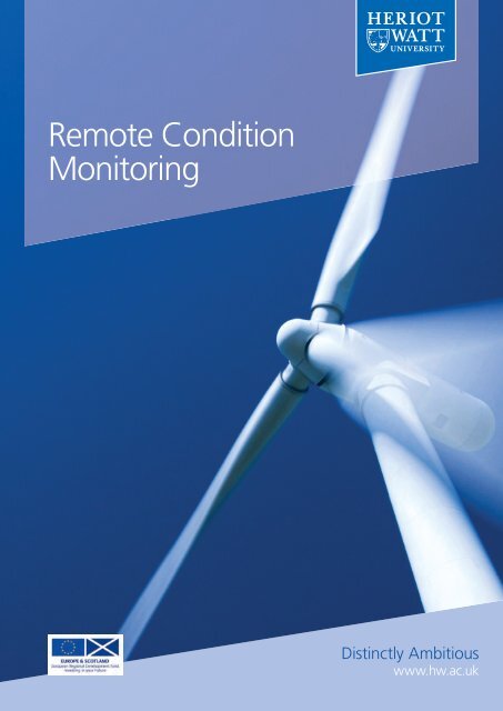 Read the case study on remote condition monitoring - Heriot-Watt ...