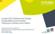 The London 2012 Infrastructure Design, Sustainability & Innovations