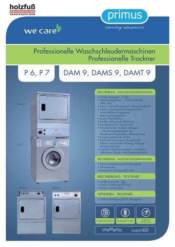 Primus DAM 9 - holzfuss-waeschereitechnik.de