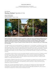 Rodney Graham Vignettes of Life - Hauser & Wirth