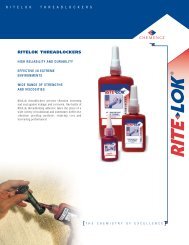 RITELOK THREADLOCKERS - HW Eckhardt Corporation