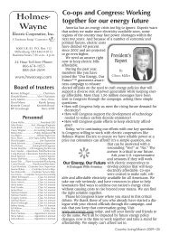 March 2009.pdf - Holmes-Wayne Electric Cooperative, Inc.