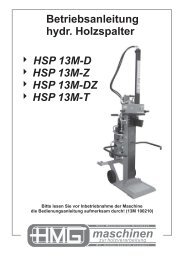 Betriebsanleitung - HWG-Tec