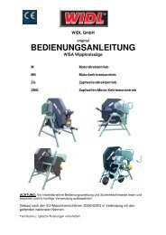 Bedienungsanleitung - HWG-Tec