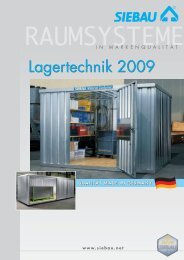 Lagertechnik 2009 - HWG-Tec