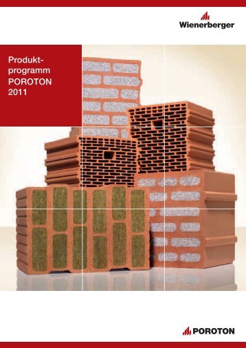 Produkt- programm POROTON 2011 - EnEV-Service