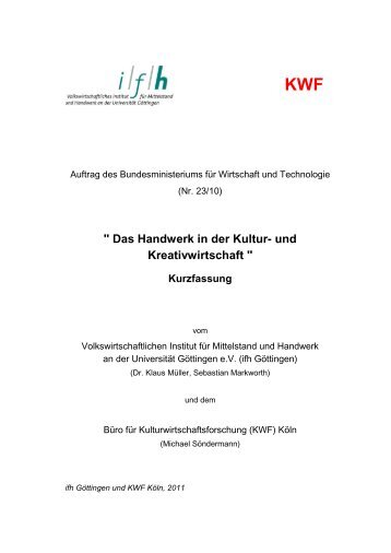 Kurzfassung der Studie - Handwerkskammer Aachen