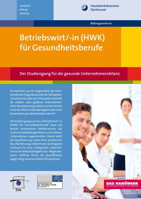 Betriebswirt/-in (HWK) fÃ¼r Gesundheitsberufe