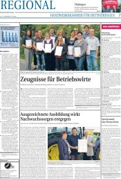 Zeugnisse fÃ¼r Betriebswirte - Handwerkskammer fÃ¼r OstthÃ¼ringen