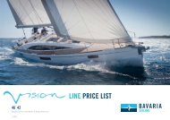 LINE PRICE LIST - Bavaria-yachting.gr