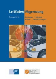 Leitfaden Abgrenzung - IHK Region Stuttgart - IHKs