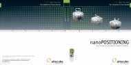 nanopositioning - attocube