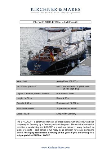 Stichnoth / Judel & Vrolijk 47 Stahl - Boat Net