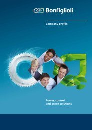 Company profile Power, control and green solutions - Bonfiglioli