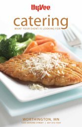 Download Catering Guide - Hy-Vee