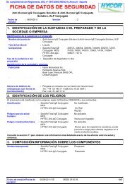 3582 Anti-Human IgG Conjugate Solution & Anti ... - Hycor Biomedical