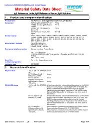 7984 IgE Reference Units, IgG Reference Serum ... - Hycor Biomedical