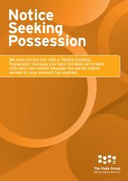 Notice Seeking Possession.indd - Hyde Housing Association
