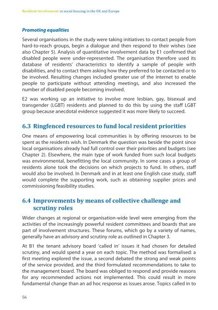 Resident involvement - Hyde Housing Association